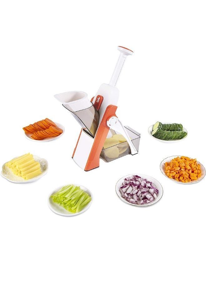 Generic - Mandolin Vegetable Slicer Adjustable Potatoes Onion Chopper Safe Vertical Dicer Fruit Multifunctional - Image 1