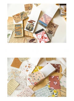 Y&D Vintage Scrapbook Paper, Stationary Paper Planner Notebook Letter Note Writing Decorative Dairy for Arts Crafts Scrapbooking Aesthetic Room Decor Diary Album, 3 Styles  - Image 5