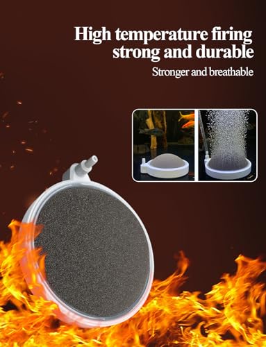 UPETTOOLS Boxtech Aquarium Air Stone Fish Tank Bubbler Small Nano Air Bubble Stone Super-High Dissolved Oxygen Diffuser Makes Super Tiny Bubbles 2 Inch - Image 4