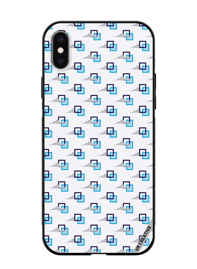 VR CREATIVE Protective Case Cover For Apple iPhone XS Max Blue Cloud Design Multicolour - Image 1