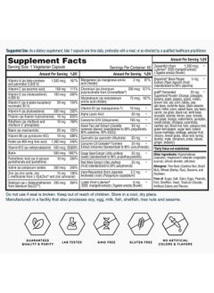 Nature's Lab Nature's Lab Gold One Daily Multivitamin - Contains 19 Essential Vitamins & Minerals including Vitamin C, D3 & Zinc - 60 Capsules (2 Month Supply)  - Image 5