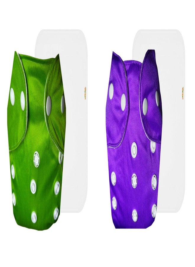 حفاضات قماشية دمبلدو لايت مع حشوة قطنية (عبوة من قطعتين) | ناعمة ولطيفة | قابلة لإعادة الاستخدام والغسل | أزرار كبس قابلة للتعديل | موثوق بها من قبل الأمهات | من 3 أشهر إلى سنتين | للجنسين - Image 1