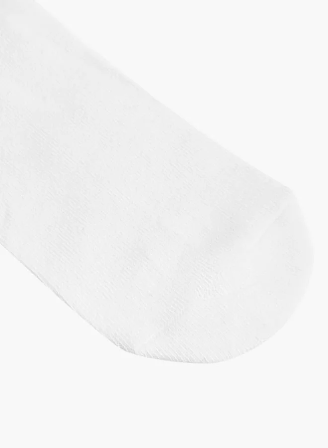 Kappa Boys Logo Detail Non Terry Crew Length Socks - Set of 5