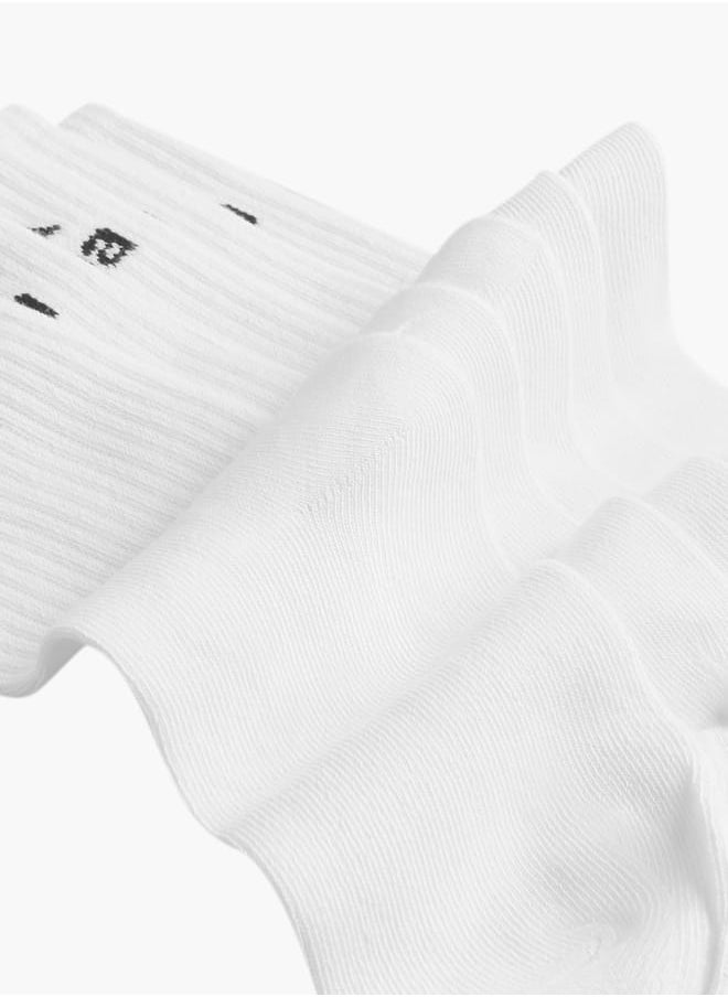 Kappa - Boys Logo Detail Non Terry Crew Length Socks - Set of 5 - Image 1