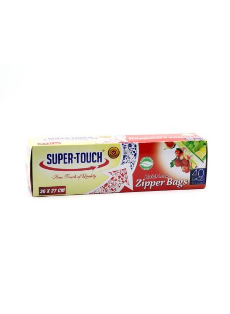 Super Touch Oxo Bio- Zipper Bags 30 X 27 Cm