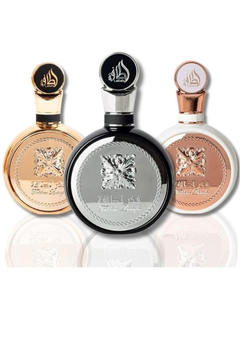 Lattafa Fakhr Lattafa Extrait perfume + Fakhr Lattafa perfume water for men + Fakhr Lattafa perfume for women