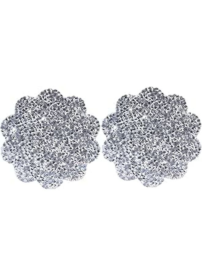 Flower Shaped Car Cup Holder Moisture Absorbent Non Slip Interior Accessory - Image 1