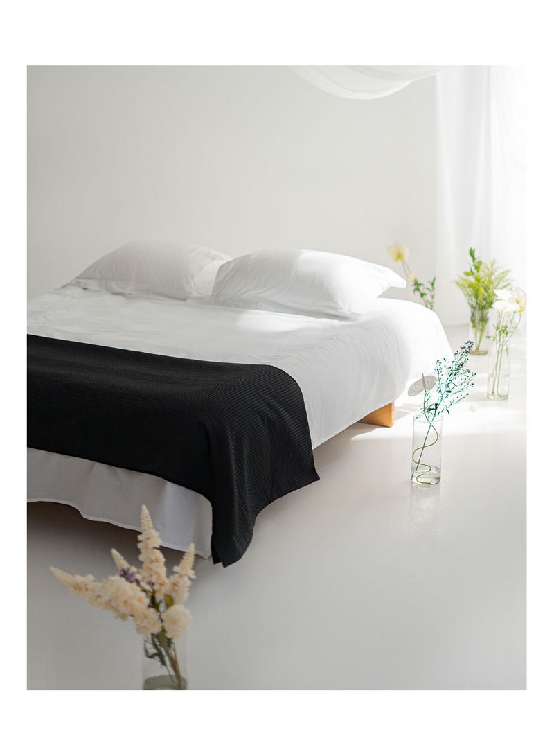 More cottons Waffle Throw Material: 100% Cotton Size: 200×150 cm  - Image 1