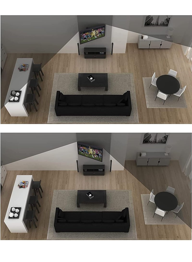 أن بي نورث بايو حامل أن بي نورث بايوP65 للشاشات من 40 - 85 بوصة بحد اقصى 68.2 كجم من نورث بايو - تصميم يثبت على الحائط بذراع مزدوج قابل للامالة والدوران - 600 × 400 ملم - NB-P65 - Image 3