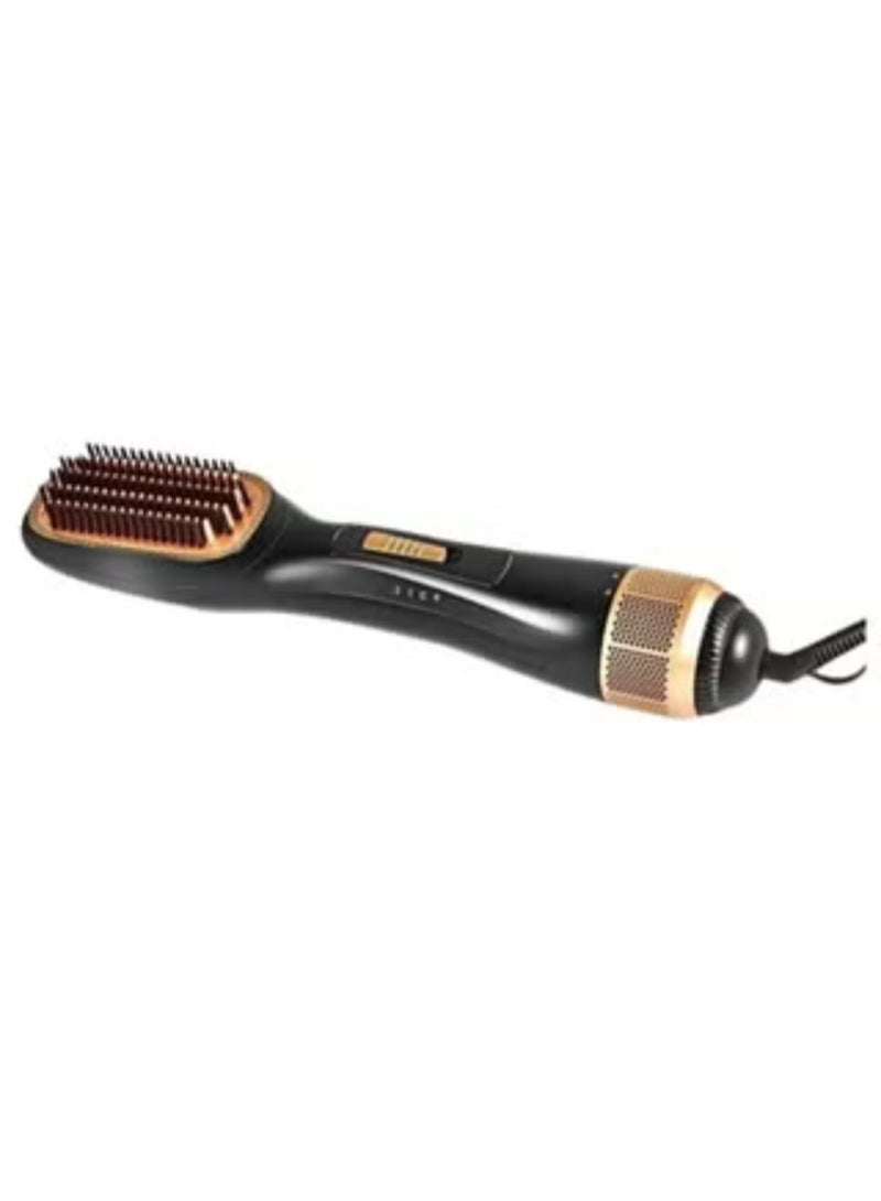 1200W Hair Drying and Styling Comb – 3 Heat Settings, 360° Rotating Cord, Anti-Frizz Metal Bristles for Smooth and Shiny Hair of All Types - Image 1