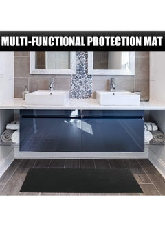 Garlo Under Sink Mat for Kitchen, with Absorbent Fabric and Anti-slip Waterproof Backing,Washable Under Cabinet Liner, Reusable Shelf Protector  - Image 5