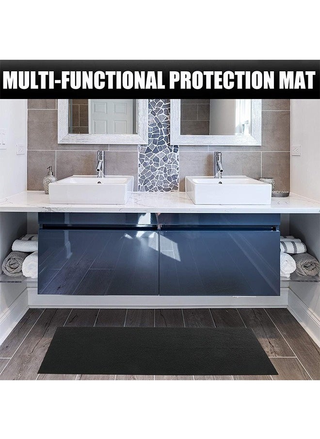 Garlo Under Sink Mat for Kitchen, with Absorbent Fabric and Anti-slip Waterproof Backing,Washable Under Cabinet Liner, Reusable Shelf Protector  - Image 5