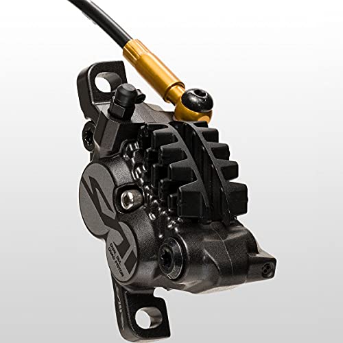 Shimano Saint BL-M820-B/BR-M820 Disc Brake and Lever - Front, Hydraulic, Post Mount, Finned Metal Pads, Black - Image 3