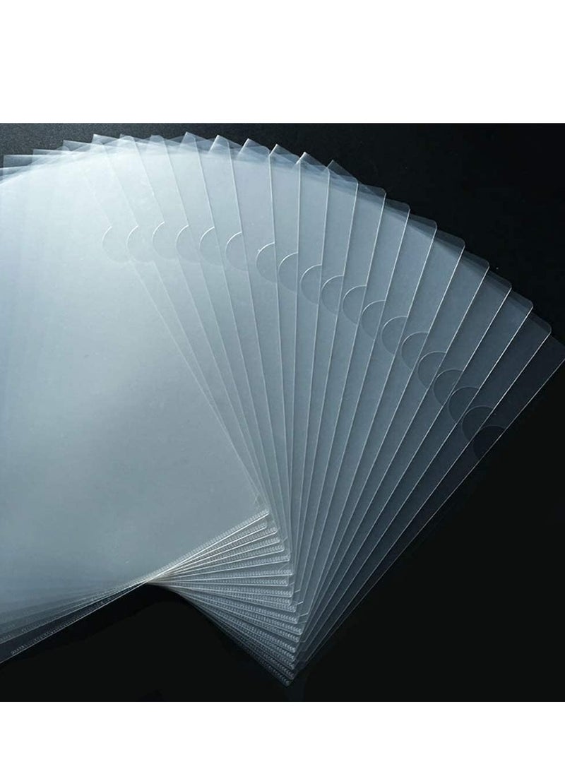 RATSAW - 30 Pack Clear Plastic A4 Document File Folder Project Organiser Protector - Image 1