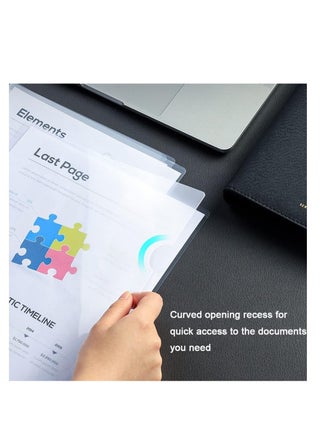 30 Pack Clear Plastic A4 Document File Folder Project Organiser Protector - view 5