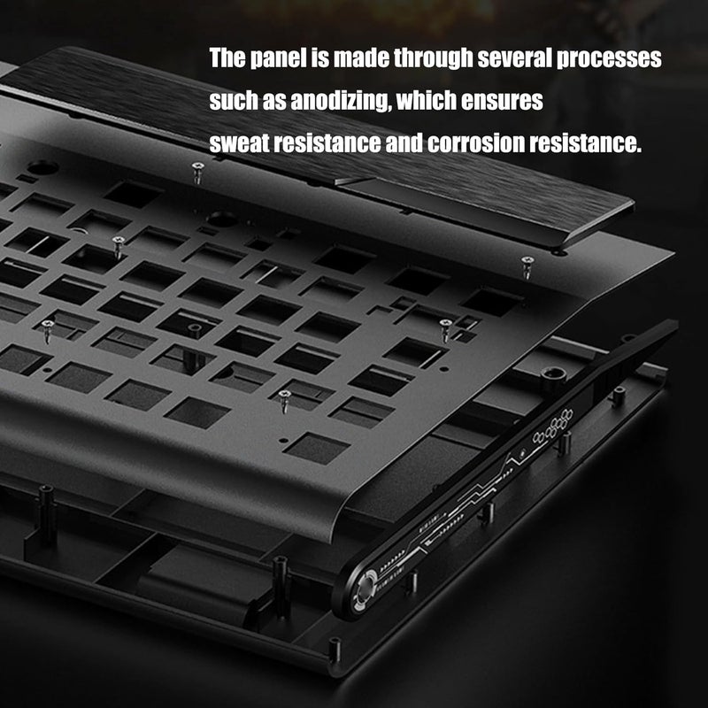 104 Key Code USB Mechanical Gaming Keyboard RGB Backlit N Rollover Switch Enhanced RGB Lighting Keyboard - Image 4