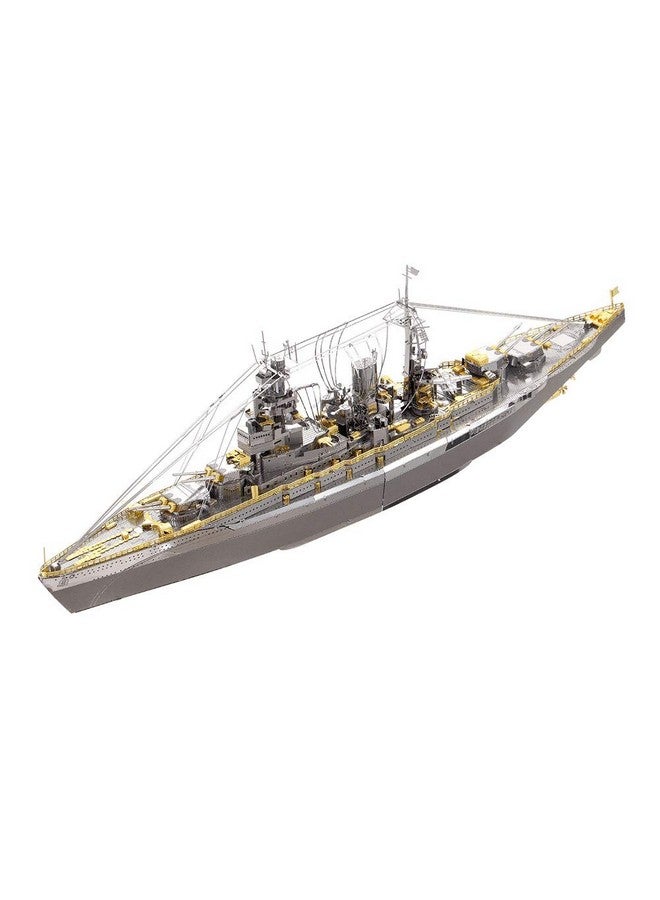 3D Puzzle For Adults Metal Warship Models Kits, Nagato Class Battleship Toys Diy 3D Metal Military Model Building Kit Puzzle For Teens Boys, Great Gift For Dad Son - Image 1