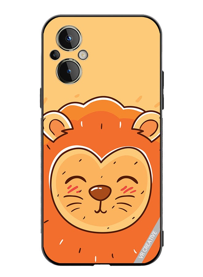 VR CREATIVE Protective Case Cover For OnePlus Nord N20 5G Sleeping Lion Design Multicolour - Image 1