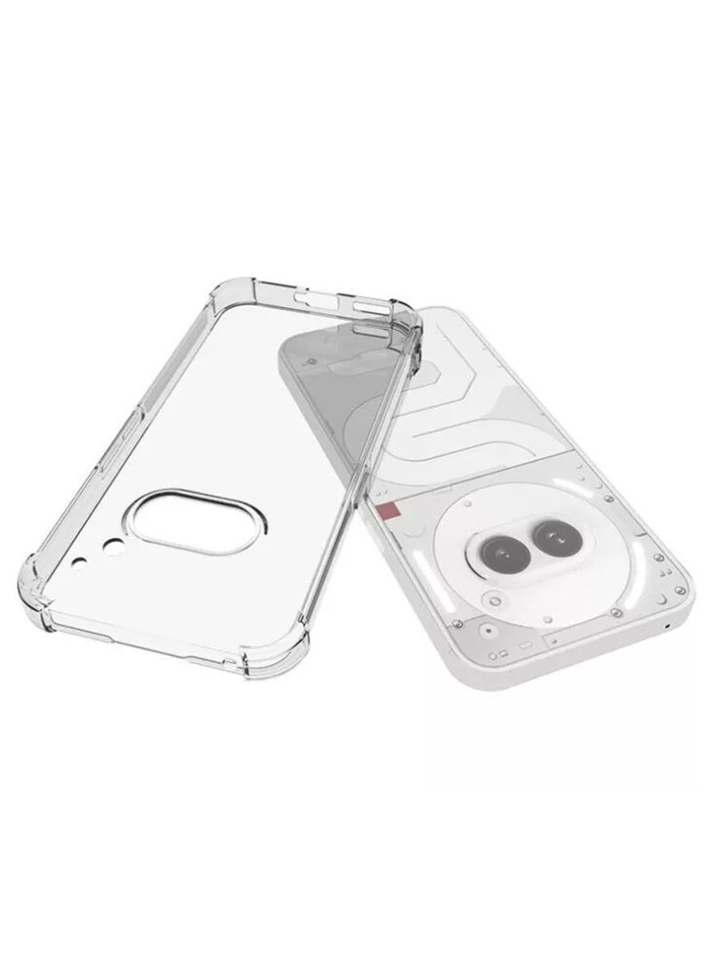 ولديك غطاء حماية من السيليكون مع واقي شاشة من الزجاج المقوى لهاتف Nothing Phone (2a) - Image 2