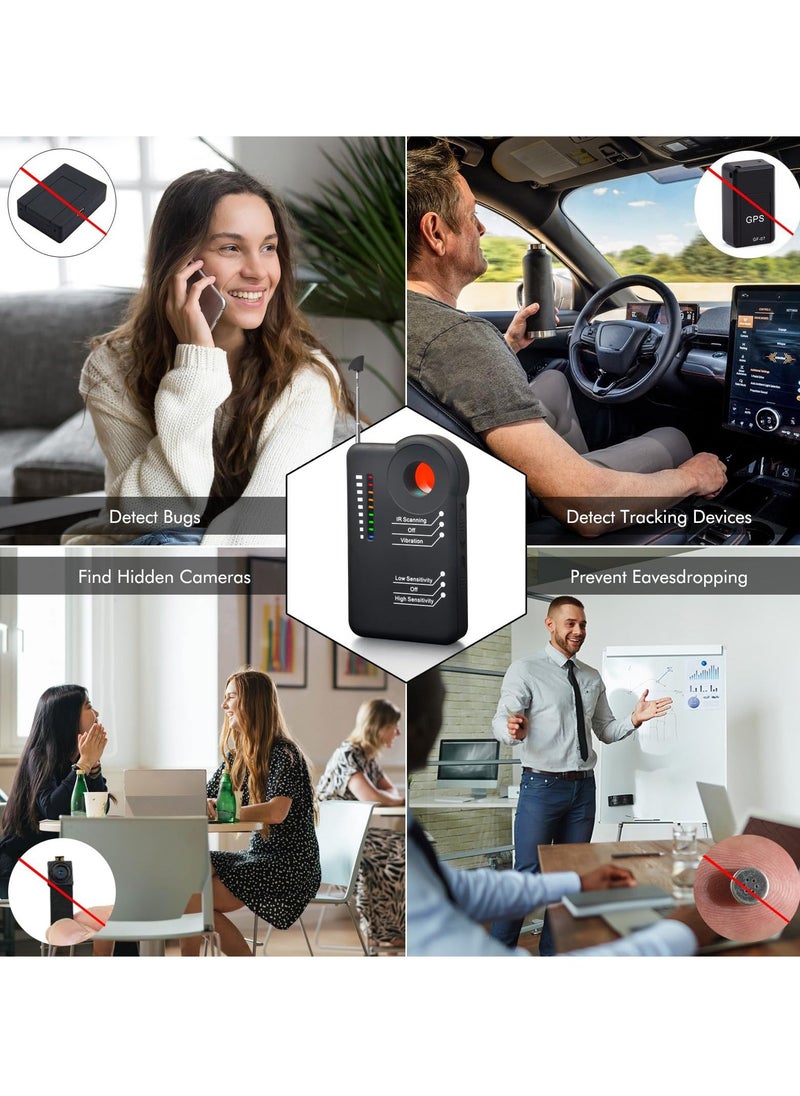 Hidden Camera Detector, Professional Anti-Spy RF Bug Sweeper, Listening Device, and Cell Phone Scanner, Versatile for Indoor and Outdoor Use, Hidden Camera Finder for Home, Office, Car, Travel, Hotel - Image 4