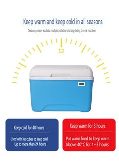 EXCLIFE 8L outdoor car-mounted non-plug-in insulation refrigerator (white), portable handheld fresh-keeping freezer, with 5 ice packs  - Image 5