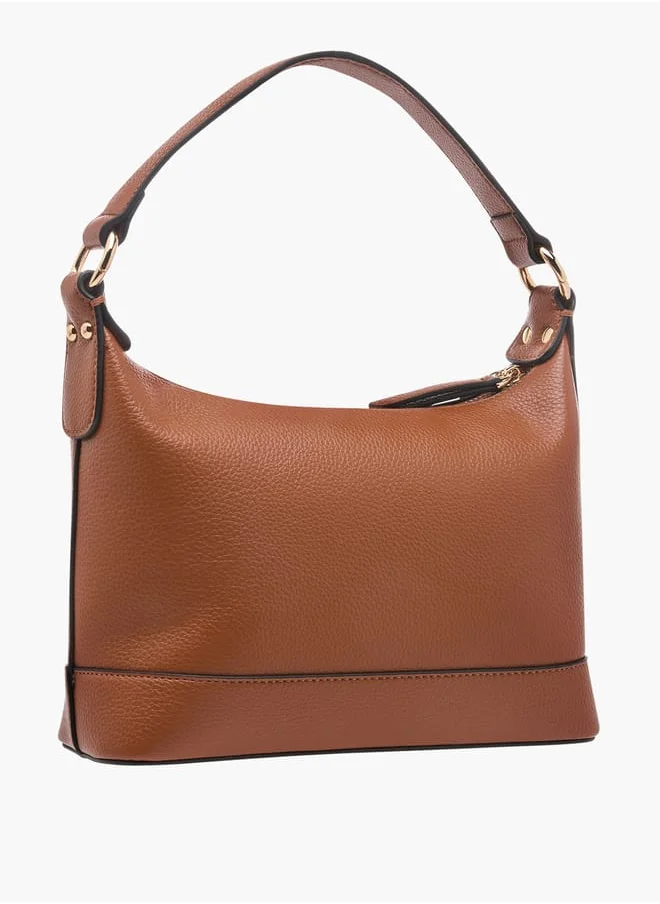 سيليست Women Textured Crossbody Bag with Adjustable Strap and Zip Closure