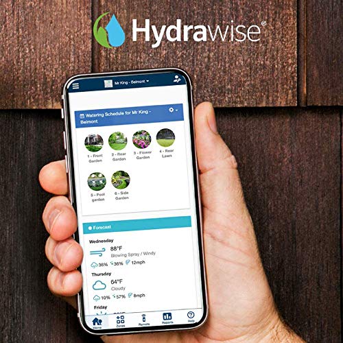 HUNTER وحدة تحكم رشاشات هانتر هيدراوايز برو-HC 24 محطة واي فاي الذكية، مؤقت ري خارجي، نظام ري يعتمد على الطقس، جاهز لمستشعر التدفق - Image 4