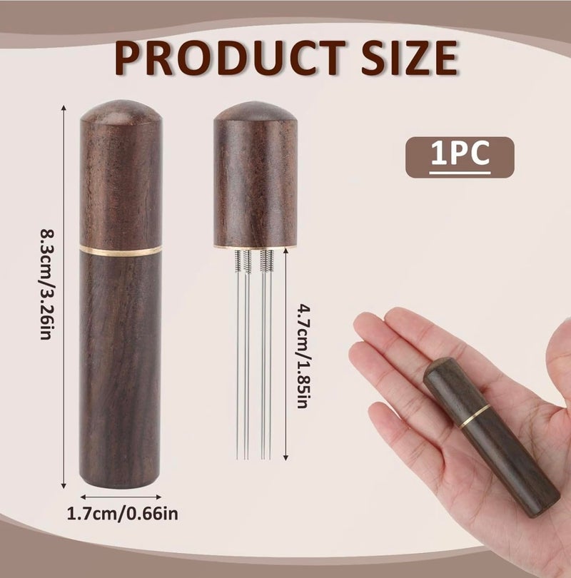 Espresso Coffee Stirrer - Optimized Dispenser Tool with 6 Thin Needles 0.4 mm - Ideal for Coffee and Espresso - Uniform Distribution and Pure Taste - Image 3