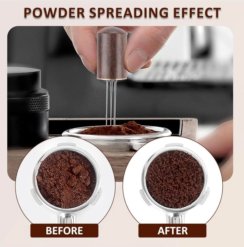 Espresso Coffee Stirrer - Optimized Dispenser Tool with 6 Thin Needles 0.4 mm - Ideal for Coffee and Espresso - Uniform Distribution and Pure Taste - Image 4
