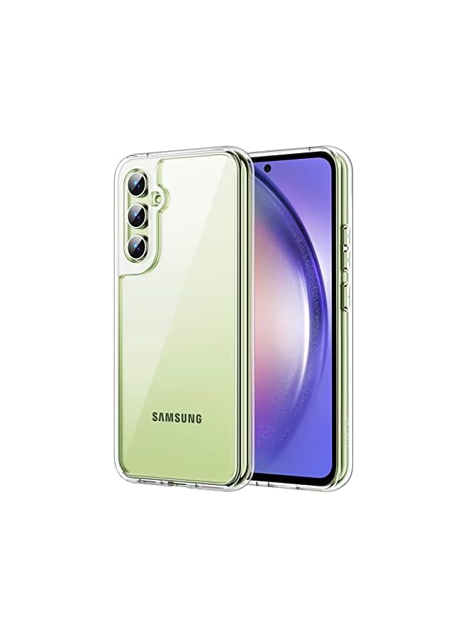 JETech Case for Samsung Galaxy A54 5G 6.4-Inch, Non-Yellowing Shockproof Bumper Protective Phone Cover, Anti-Scratch Hard PC Back (Clear) - Image 1