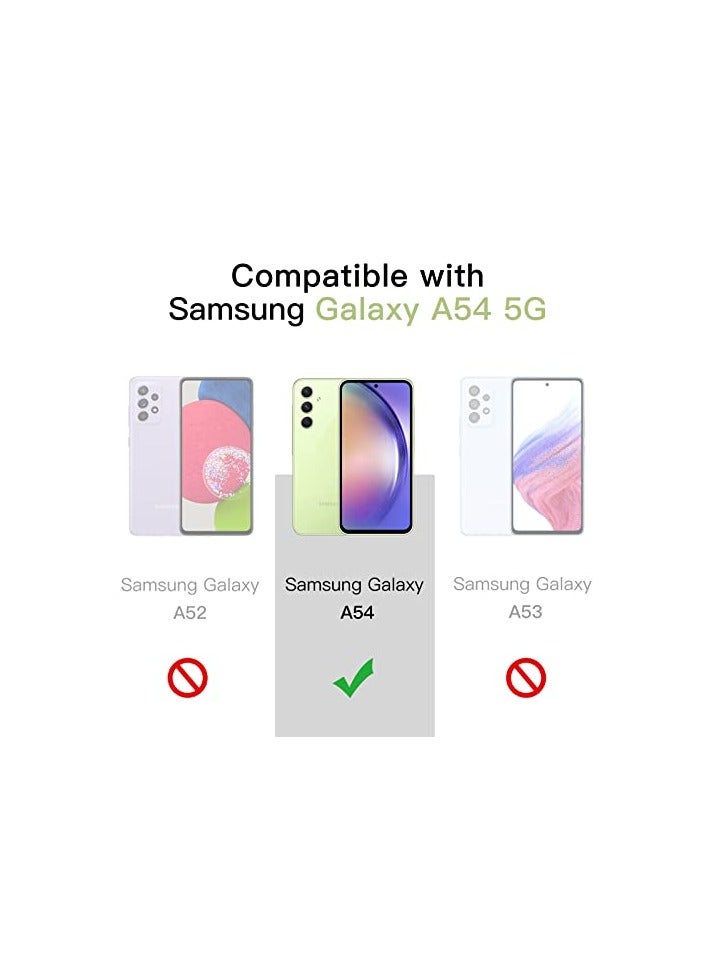 JETech Case for Samsung Galaxy A54 5G 6.4-Inch, Non-Yellowing Shockproof Bumper Protective Phone Cover, Anti-Scratch Hard PC Back (Clear) - Image 4