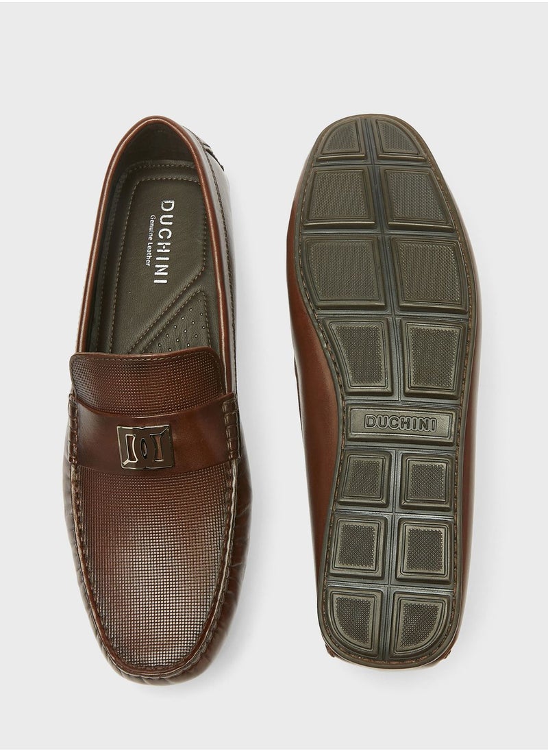 DUCHINI - Casual Slip On Loafers - Image 1