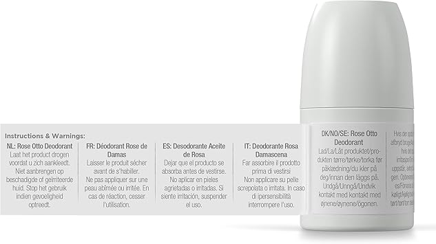 dr.organic Dr Organic Rose Otto Deodorant Aluminium Free Mens Womens Natural Vegan CrueltyFree Paraben SLSFree Organic 50ml Packaging may vary Pack of 2 - Image 2