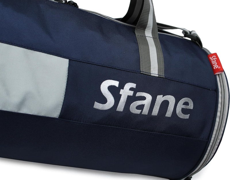 SFANE Gym Bags for Men with Separate Shoe Compartment Sports Gym Bag for Women Duffle Bags for Gym, Duffel Bags Sports Bag - Navy Blue - Image 5