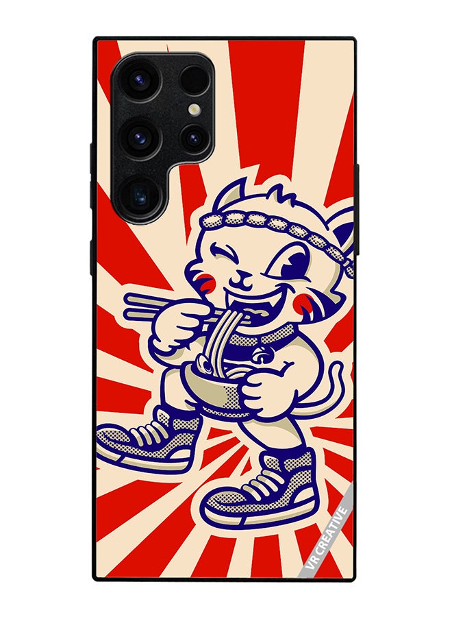 Protective Case Cover For Samsung Galaxy S25 Ultra Fun Food Design Multicolour