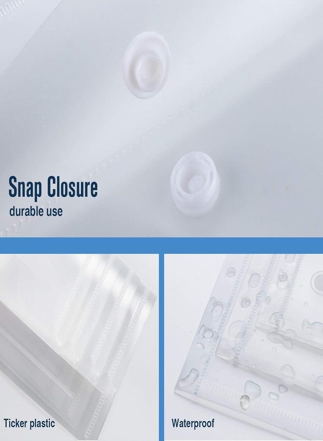 حافظة ملفات لامعة من شاينينج زون، بحجم A4، مزودة بـ 11 فتحة لحماية الأوراق، مناسبة للمدارس والمنازل والمكاتب، حقيبة تنظيم مستندات قابلة للتعبئة، عبوة من 5 قطع - Image 3