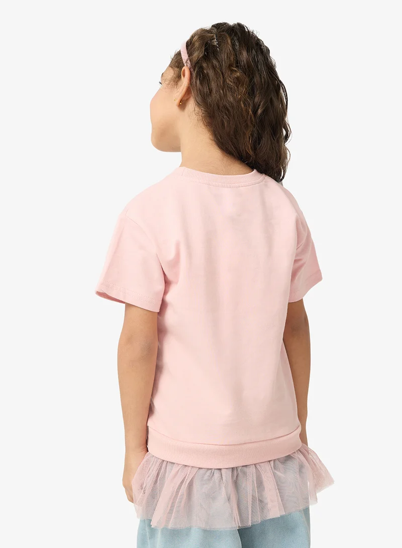 بنياتا بلوزة بأكمام قصيرة