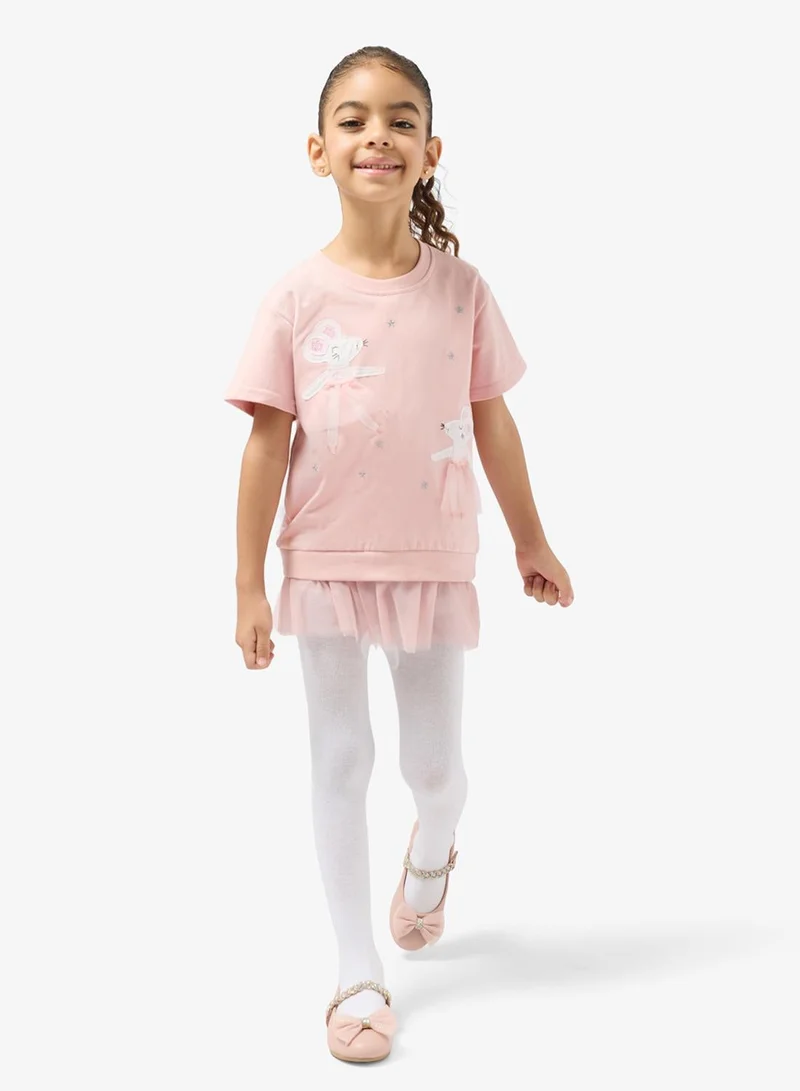 Pinata  Cute Rabbit Embellished Top for Women | Best Price UAE