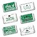 QEYMN Graduation Party Decorations 2026 Graduation Label Stickers 120PCS Congrats Grad Mini Green White Candy Wrapper Class Of 2026 Chocolate Bar Sticker Gifts for Graduations Nursing Party Favors Supplies - Image 2