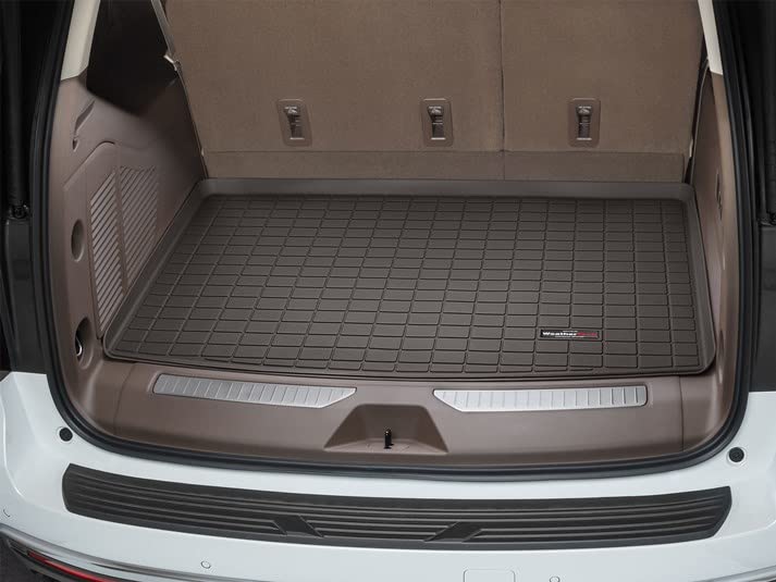 WeatherTech Cargo Trunk Liner for EscaladeV ESV Escalade ESV Yukon XL Suburban Behind 3rd Row 431390 Cocoa