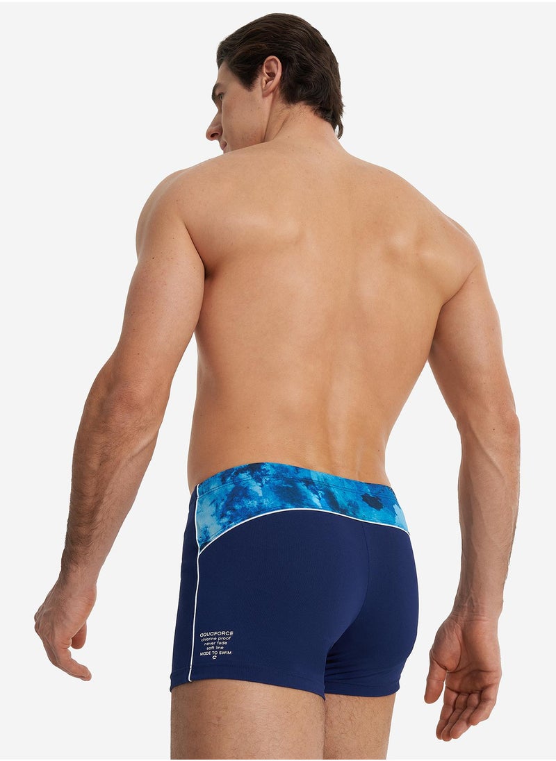 Joss Joss Men's Swimming Trunks-Shorts Blue/Light Blue – Recycled Polyester, Chlorine-Resistant, Adjustable Waistband, Comfortable and Durabl6  - Image 2