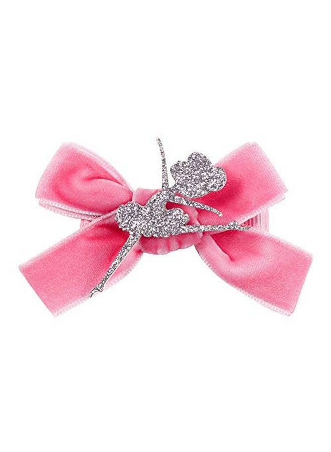 BBTDIN Ballet Dance Hair Clips Ballet Girls Hairpin Girl Dance Hairclips Hair Pin Jbc37 (Silver Dance Girlpink Bow) - Image 3
