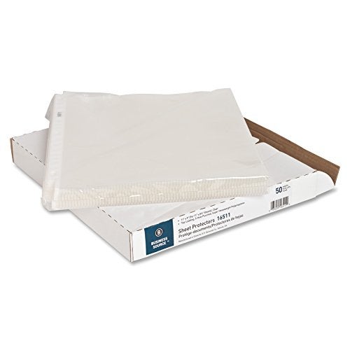 Business Source, BSN16511, Top-Loading Poly Sheet Protectors, 50 / Box, Clear - Image 5