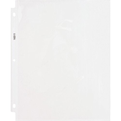 Business Source, BSN16511, Top-Loading Poly Sheet Protectors, 50 / Box, Clear - Image 1