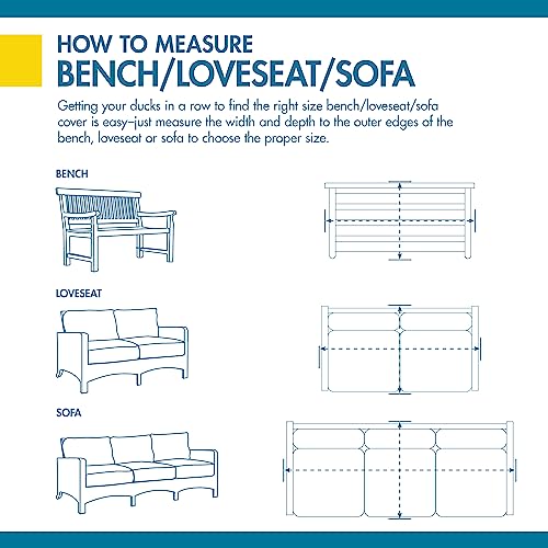 Duck Covers Duckcovers Ultimate Waterproof 104 Inch Patio Sofa Cover, Patio Furniture Covers - Image 4