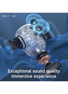 Zealot Zealot Bluetooth Speakers,360° Surround 75W Portable IP67 Wireless Bass Boost Loud Speakers with Subwoofer,Bluetooth 5.3 Stereo Dual Pairing Speakers,Lights,30H Playtime for Home,Party,Gift (Upgraded)  - Image 3