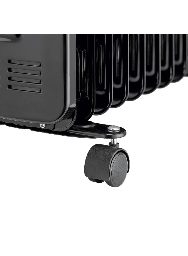 BLACK+DECKER 2000W Oil Filled Radiator Heater 2000 W OR090D-B5 Black and Silver - Image 3