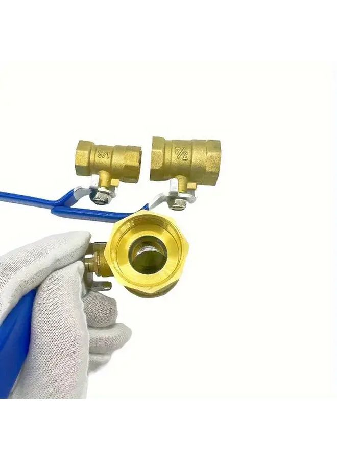 DN15 G1 2 Brass Ball Valve 20mm Heavy Duty Frost Resistant For Plumbing Systems - Image 1