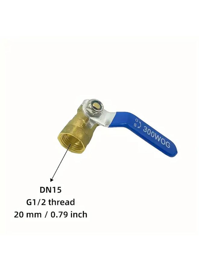 DN15 G1 2 Brass Ball Valve 20mm Heavy Duty Frost Resistant For Plumbing Systems - Image 4