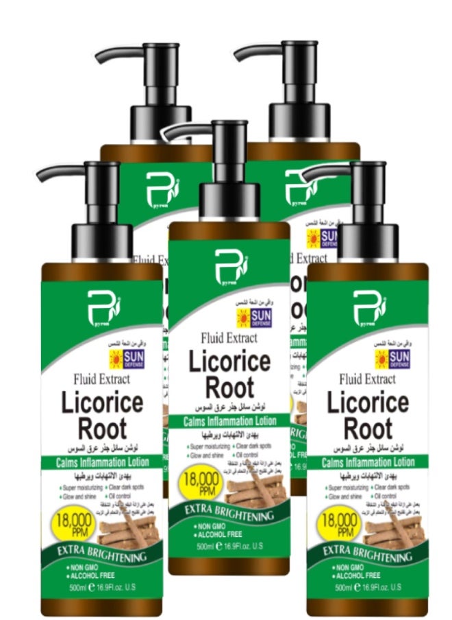 PYRON 5 Pieces Licorice Root Lotion 500ML  - Image 1